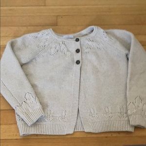 Hanna Andersson cardigan cotton blend sz 10